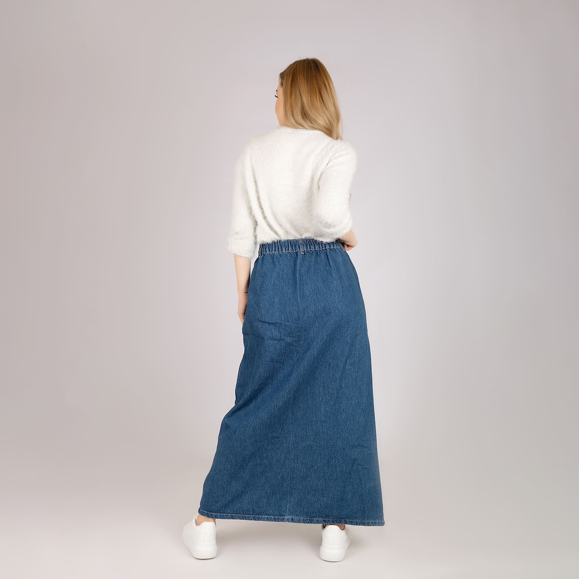 high-rise button-down maxi denim skirt | Dsquared2 | Eraldo.com